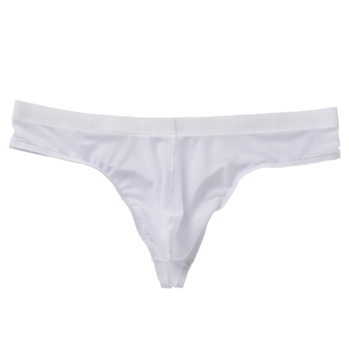 Transparent Mesh Ice Silk T-back Shorts